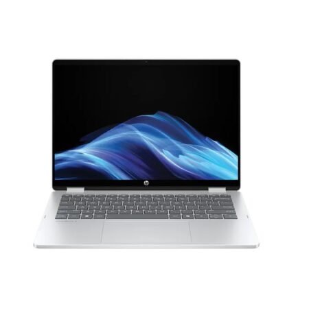 HP OmniBook 5 Flip 14 FP0013dx | Intel Core 5 120U Processor (Up to 5.0 GHz 10-Core 12 MB L3 cache) | 8GB Ram LPDDR5 | 512GB SSD NvMe | 14'' 2K (1920 x 1200) IPS X360 Touch Screen | Backlit KB | Windows 11 | Glacier Silver.