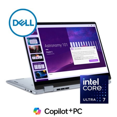Dell 14 Plus 2-in-1 DB04250 Intel Core Ultra 7 256V (8 cores, 8 Threads, up to 4.80 GHz,) 16GB DDR5 RAM 1TB SSD 14.0″ FHD+ Touchscreen Display WINDOWS 11 ICE BLUE